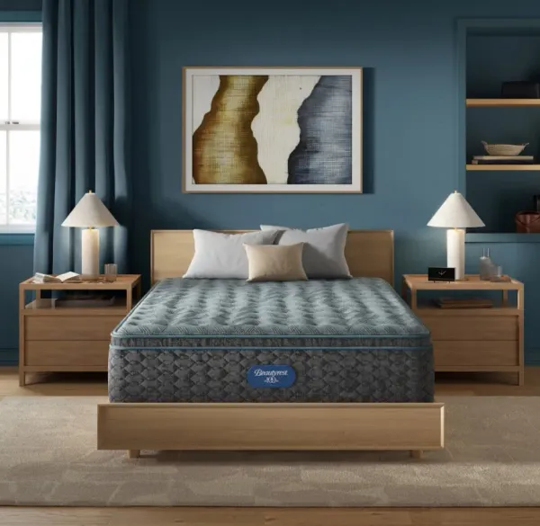 Beautyrest® Level One 14.25" Pocketed Coil Medium Pillow Top California King Mattress