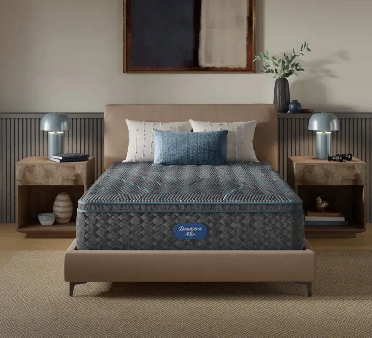 Beautyrest® Level Two 14.75" Pocketed Coil Medium Firm Pillow Top Twin XL Mattress