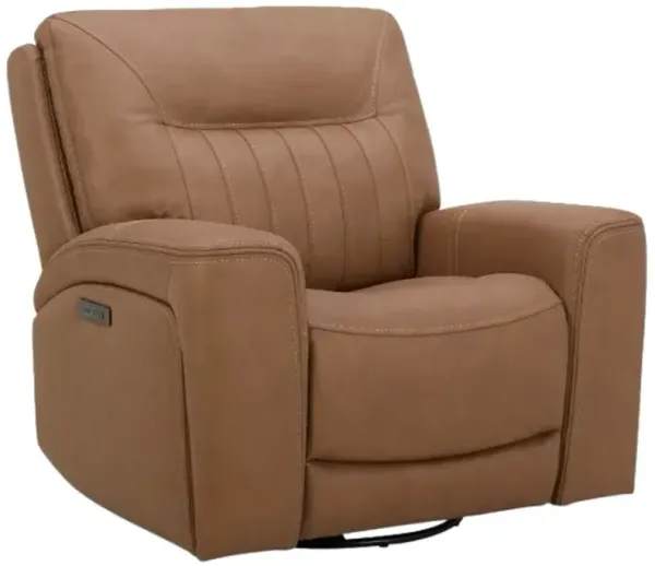 Liberty Furniture Bennett Butternut Leather Power Reclining Chair