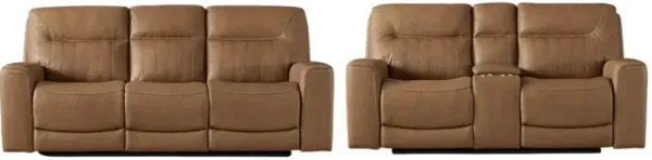 Liberty Furniture Bennett 2-Piece Butternut Seating Set