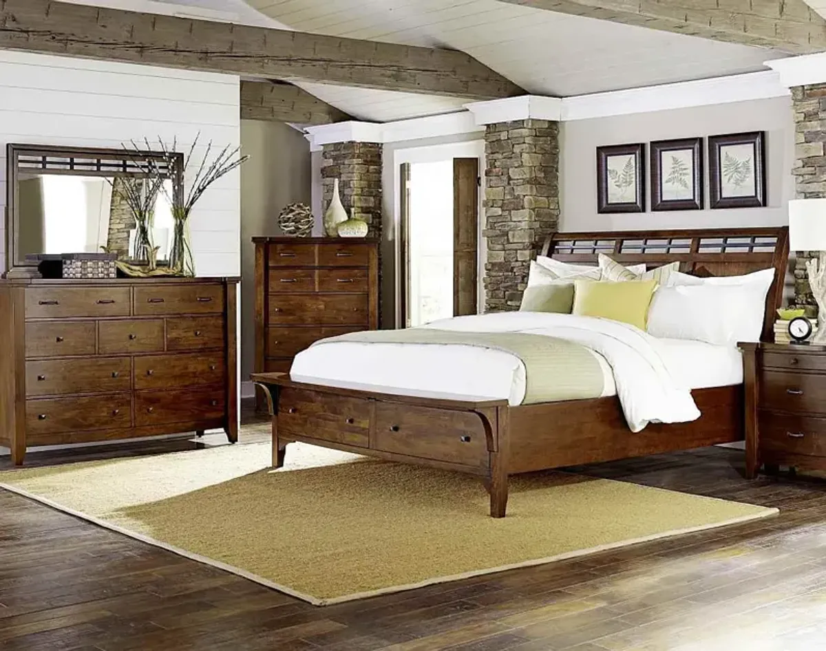 Napa Furniture Design Whistler Retreat Brown Mirror