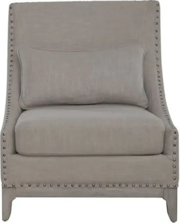 Liberty Furniture Harlequin Weathered Linen Upholstered Accent Chair