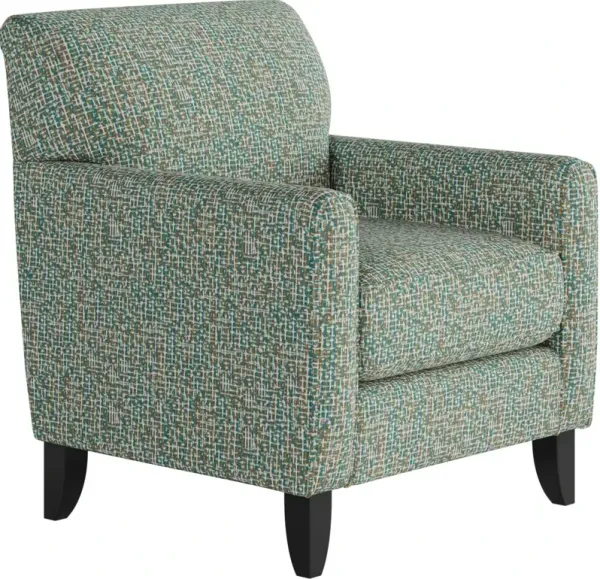 Fusion Furniture Max Pepper Galaxy Pool Gray Accent Chair