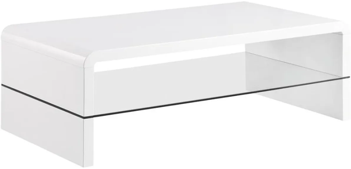 Coaster® Airell White High Gloss Coffee Table