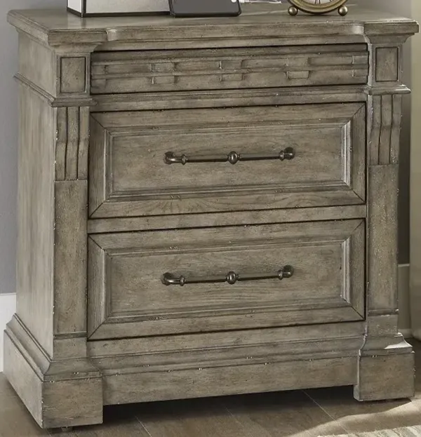 Liberty Furniture Town & Country Dusty Taupe Nightstand