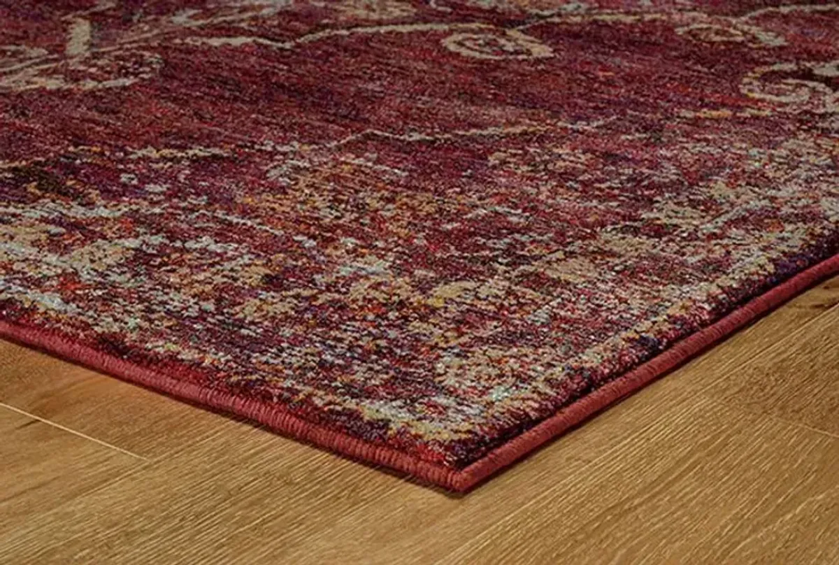 Oriental Weavers Andorra Red 5'x7' Rug