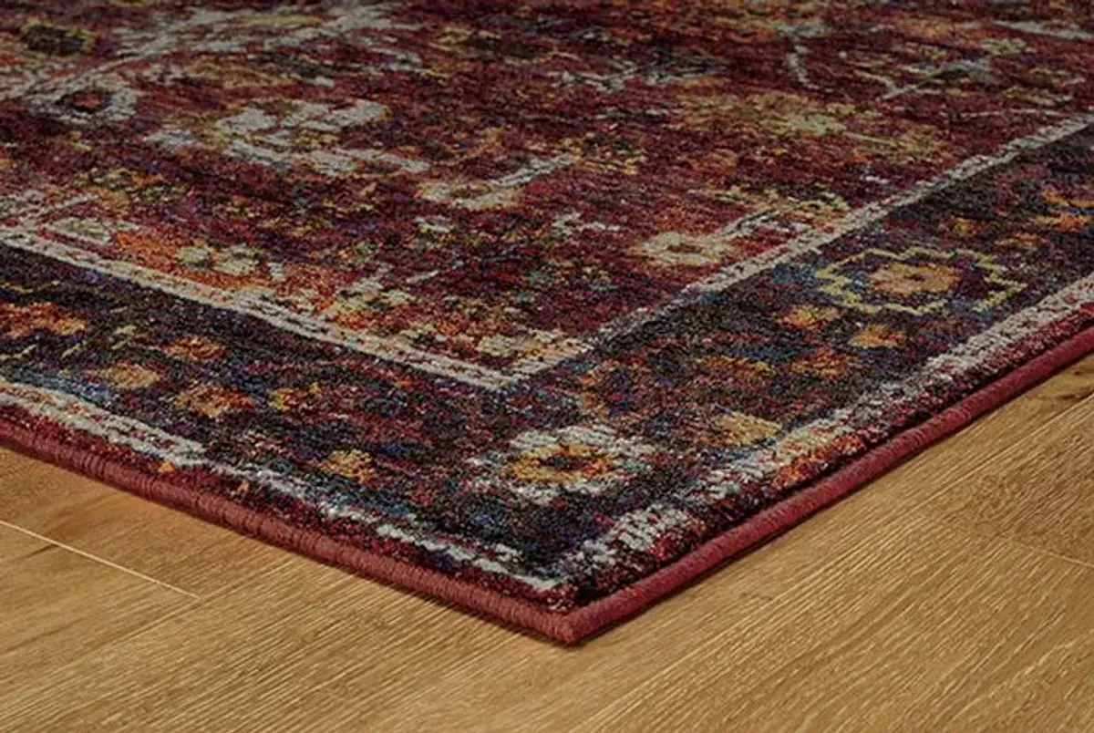 Oriental Weavers Andorra Purple 7'x10' Rug
