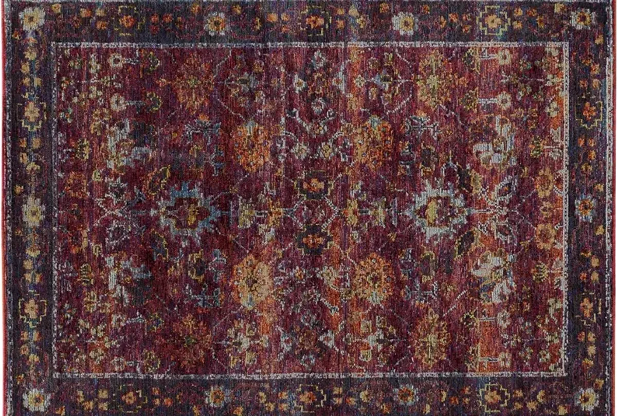 Oriental Weavers Andorra Purple 7'x10' Rug