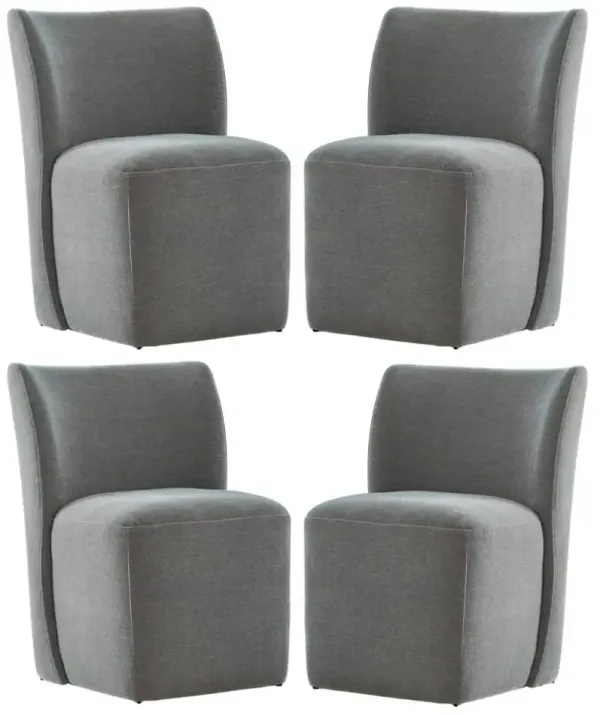 Liberty Furniture Accent Dining 4-Piece Sapphire Side Chair Set