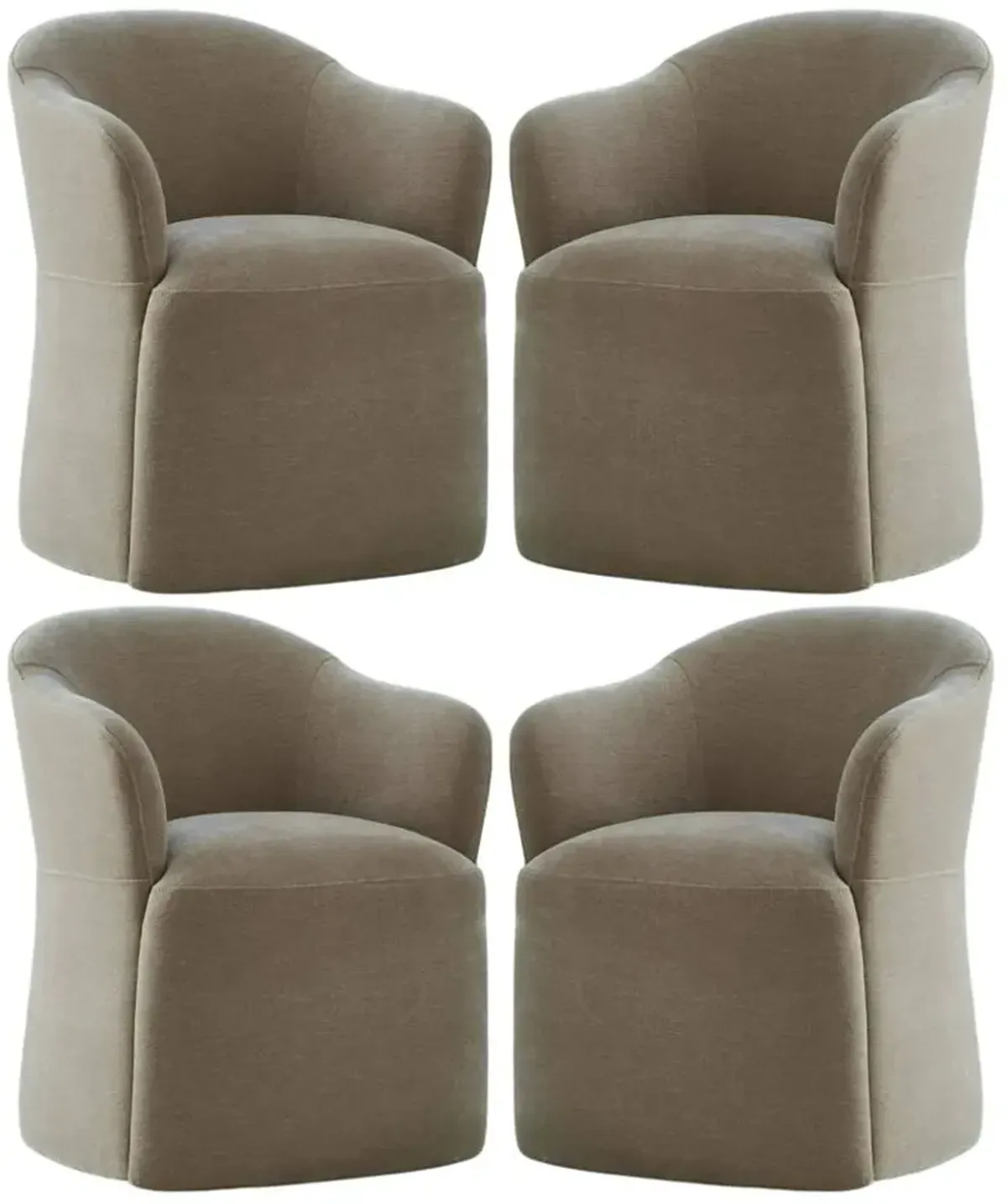 Liberty Furniture Accent Dining 4-Piece Wicker Arm Chair Set