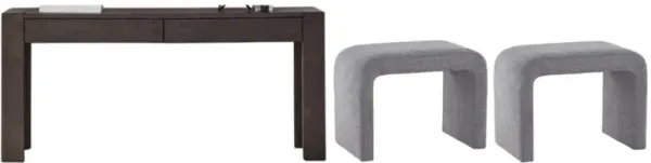 Liberty Furniture Liberty Furniture 3-Piece Satin Espresso Table and Seating Set