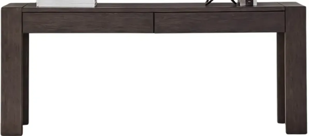 Liberty Furniture Cascade Falls Satin Espresso Console Table