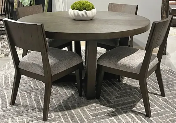 Liberty Furniture Cascade Falls 5-Piece Satin Espresso Pedestal Dining Set