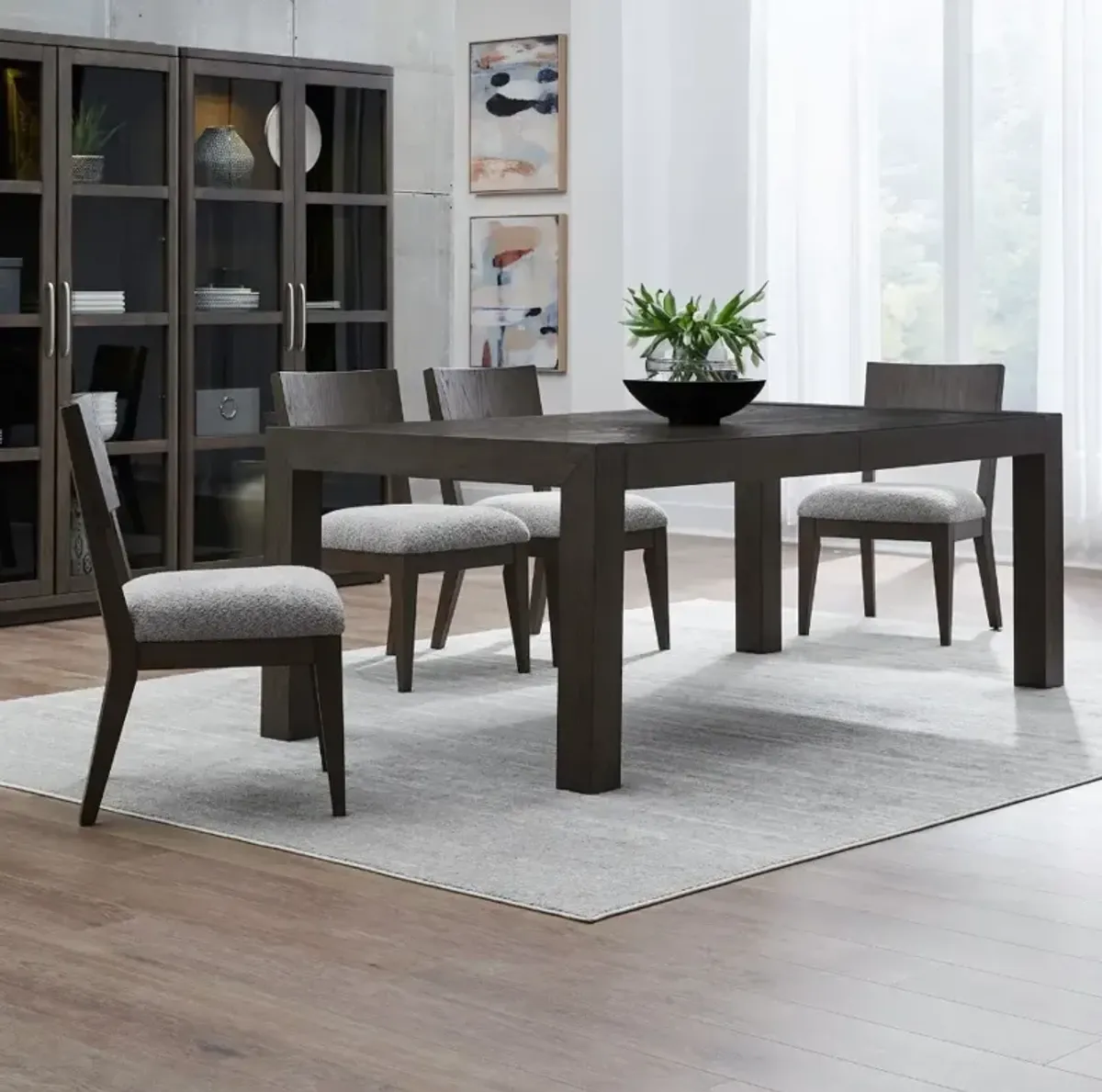 Liberty Furniture Cascade Falls 5-Piece Satin Espresso Wood Dining Set