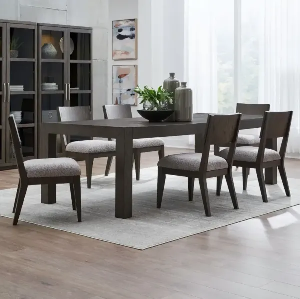 Liberty Furniture Cascade Falls 7-Piece Satin Espresso Wood Dining Set