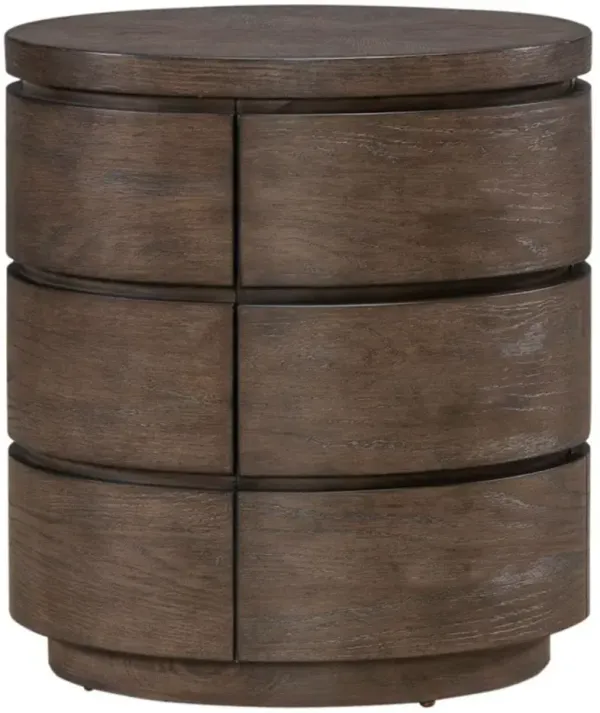 Liberty Furniture Cascade Falls Satin Espresso Round End Table