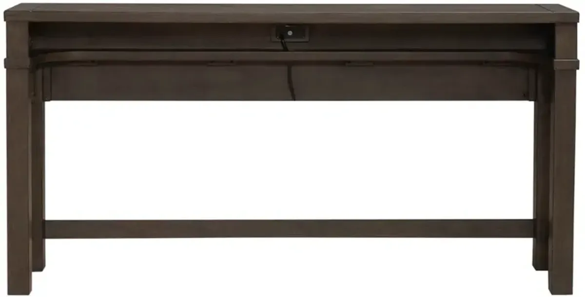 Liberty Cascade Falls Satin Espresso Square End Table