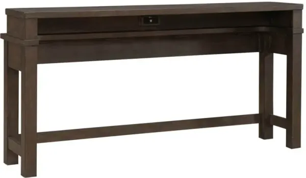 Liberty Cascade Falls Satin Espresso Square End Table