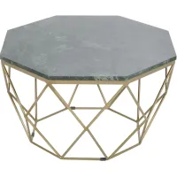 Coast2Coast Home Willow Green/Gold Cocktail Coffee Table