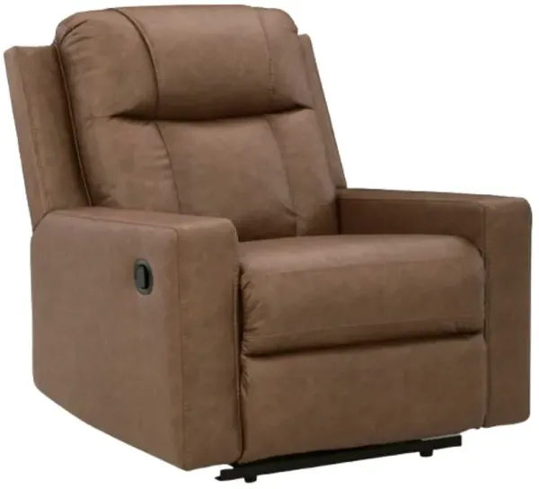Benchcraft® Mackmenville Caramel Manual Zero Wall Recliner