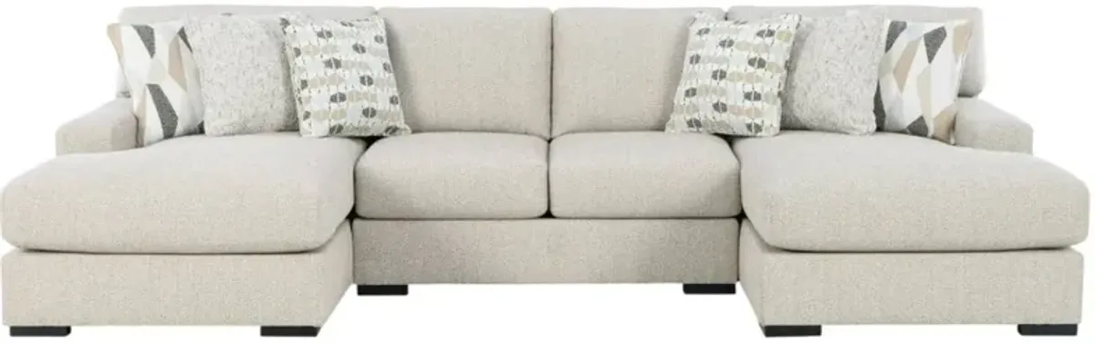 Benchcraft® Laurelgrove 3-Piece Pebble U-Shape Sectional