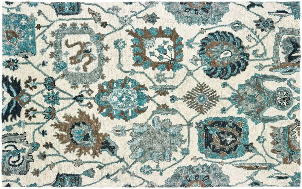 Oriental Weavers Zahra White 5'x8' Rug