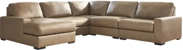 Benchcraft® Veronella 5-Piece Sahara Left-Arm Facing Sectional and Chaise