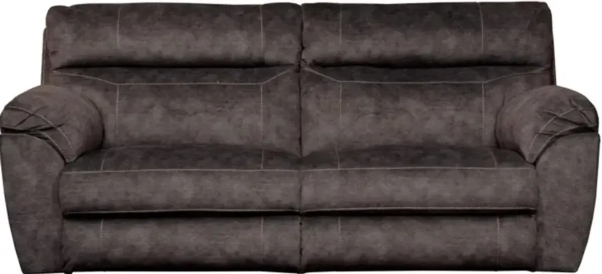 iAmerica Canyon Smoke Power Reclining Sofa with Power Headrest and Lumbar