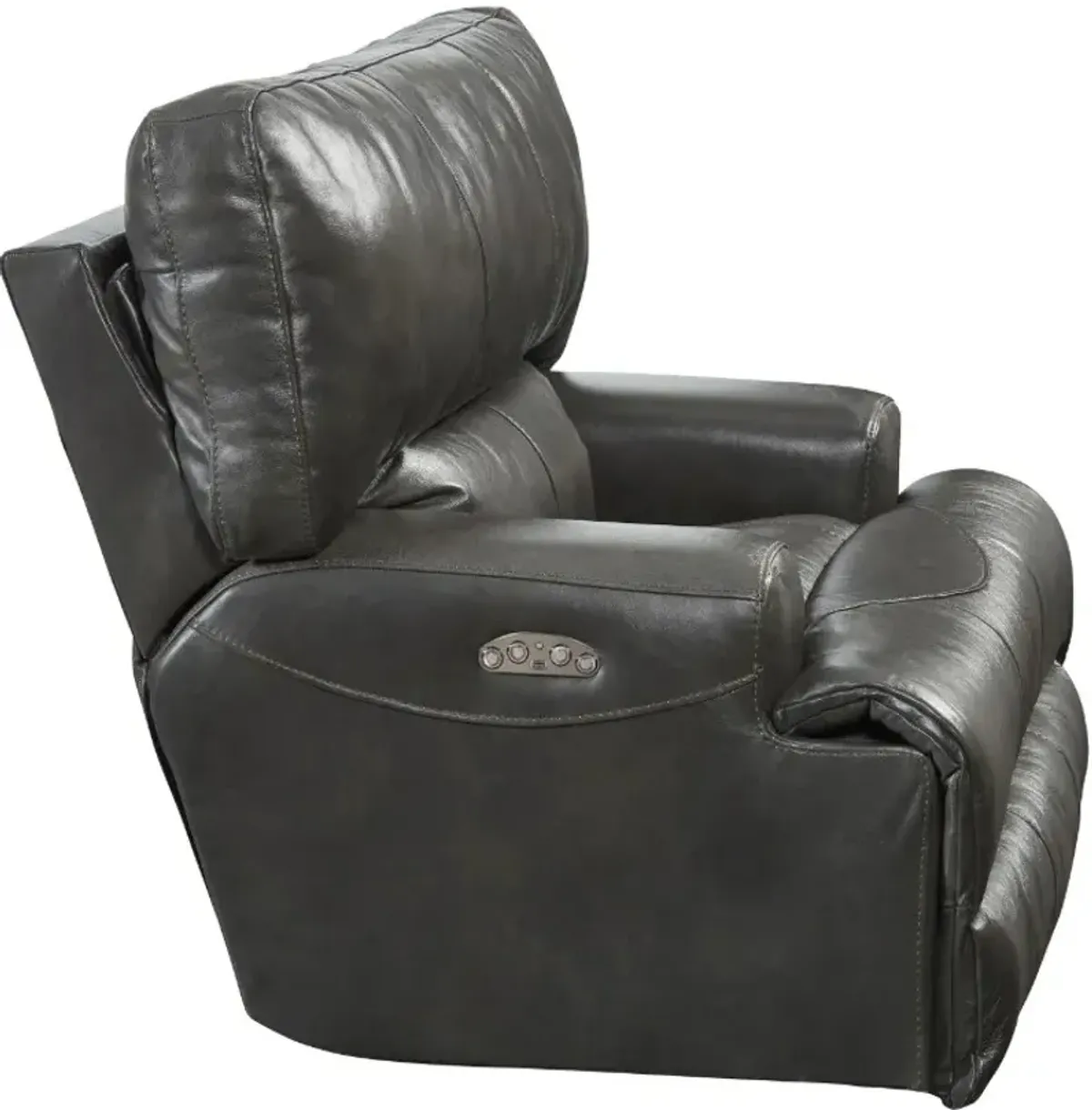 iAmerica Roberto Steel Power Recliner with Power Headrest and Lumbar Lay Flat