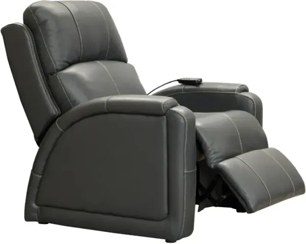iAmerica Givens Gray Power Recliner with Power Headrest and Lumbar