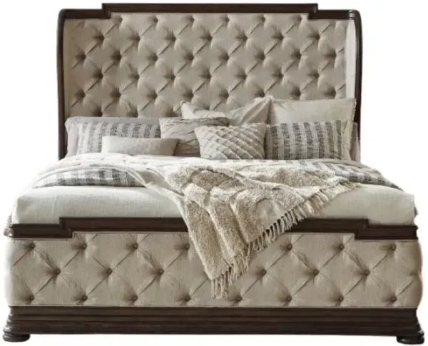 Liberty Furniture Provence Park Chateau Brown King Shelter Bed