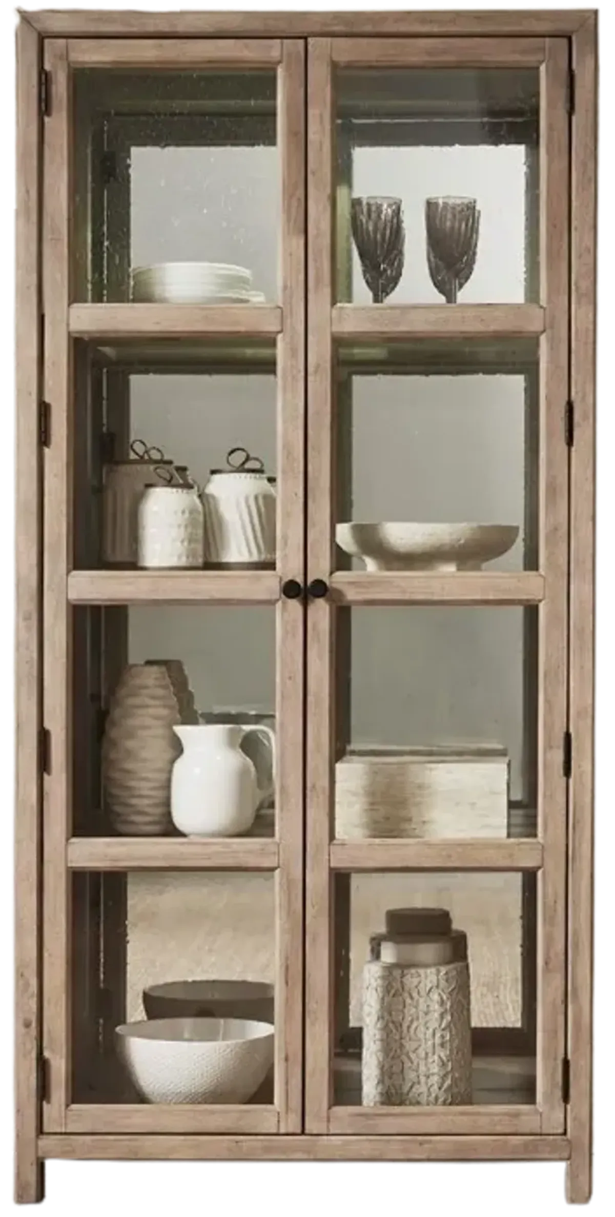 Liberty Furniture Proximity Place Barley Buff Bunching Display Cabinet