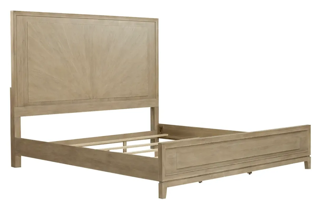 Liberty Furniture Brentwood Sandstone Queen Panel Bed