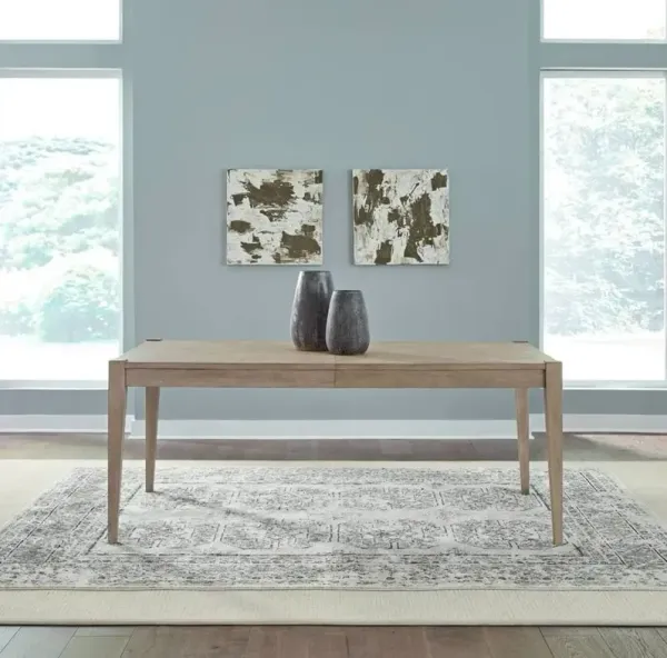 Liberty Furniture Brentwood Sandstone Rectangular Leg Dining Table