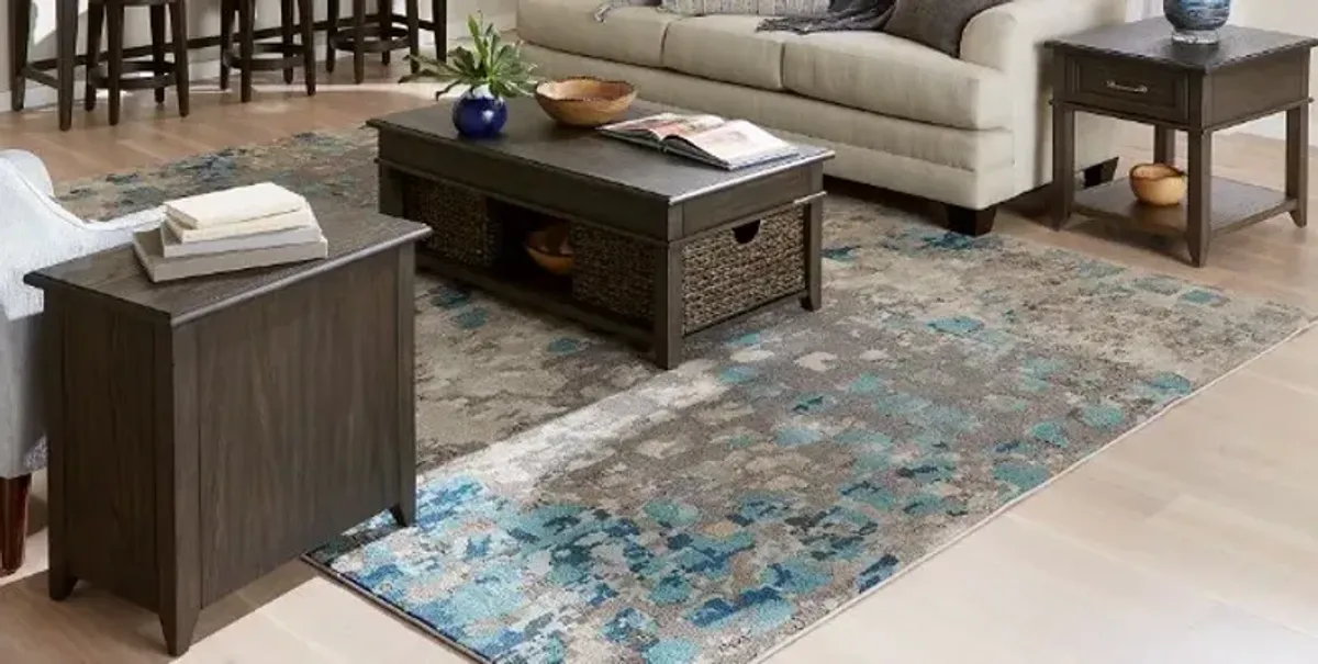 Liberty Furniture Mill Creek 3-Piece Peppercorn Living Room Table Set