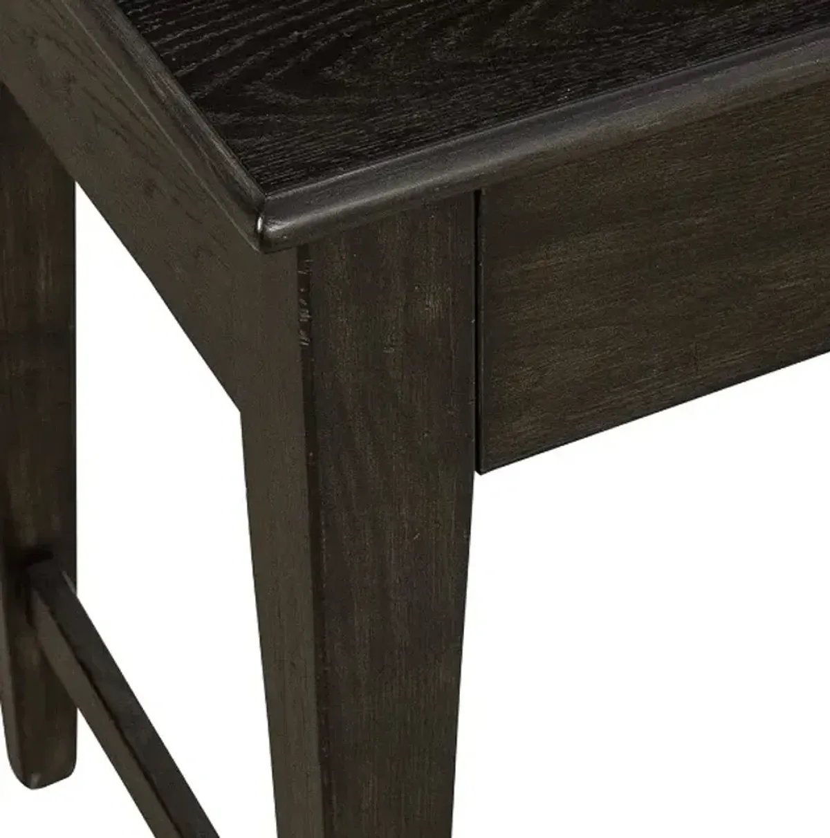 Liberty Furniture Mill Creek Peppercorn Console Bar Table