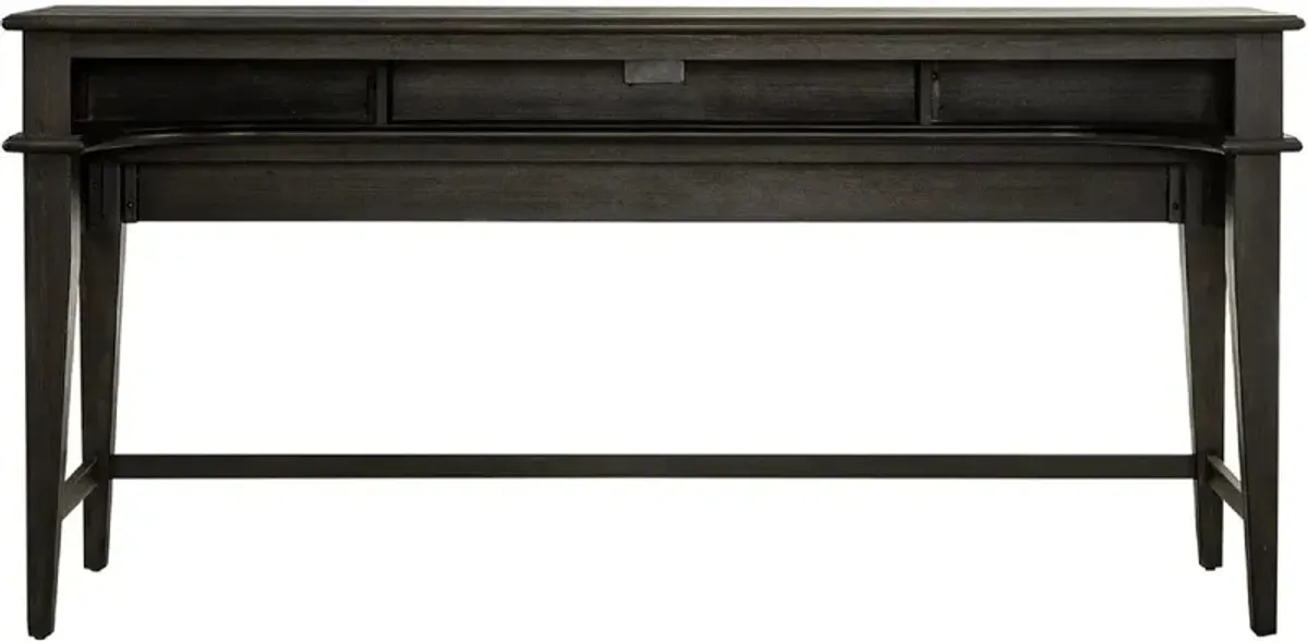 Liberty Furniture Mill Creek Peppercorn Console Bar Table