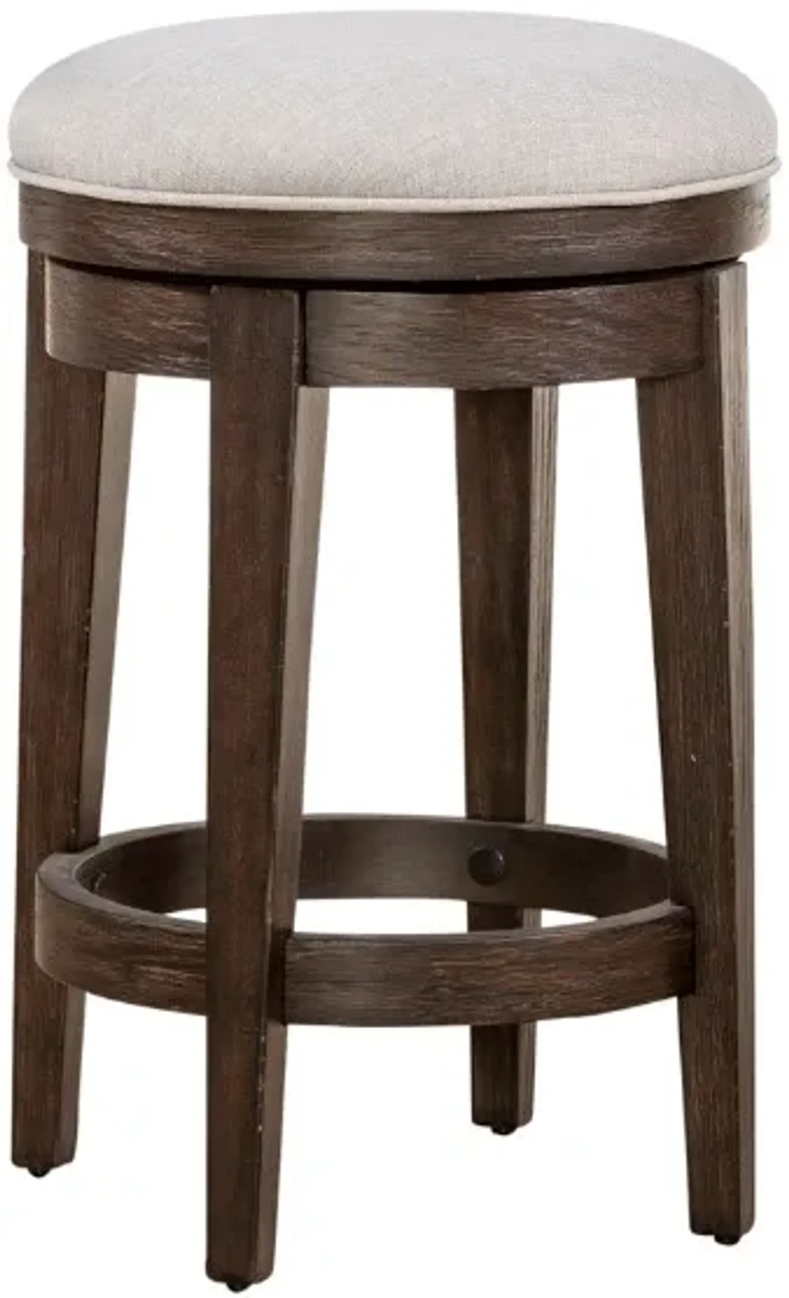 Liberty Furniture Mill Creek Cream/Peppercorn Bar Stool