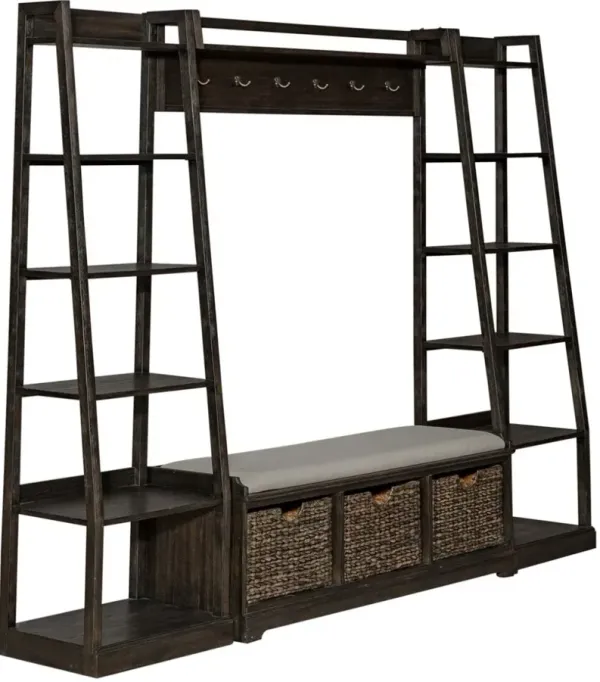 Liberty Furniture Mill Creek Peppercorn Wall Unit