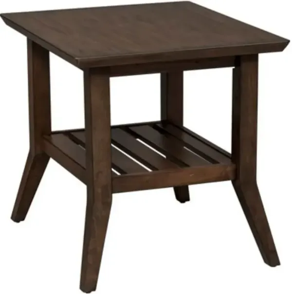Liberty Furniture Ventura Boulevards Bronze Spice Rectangular End Table