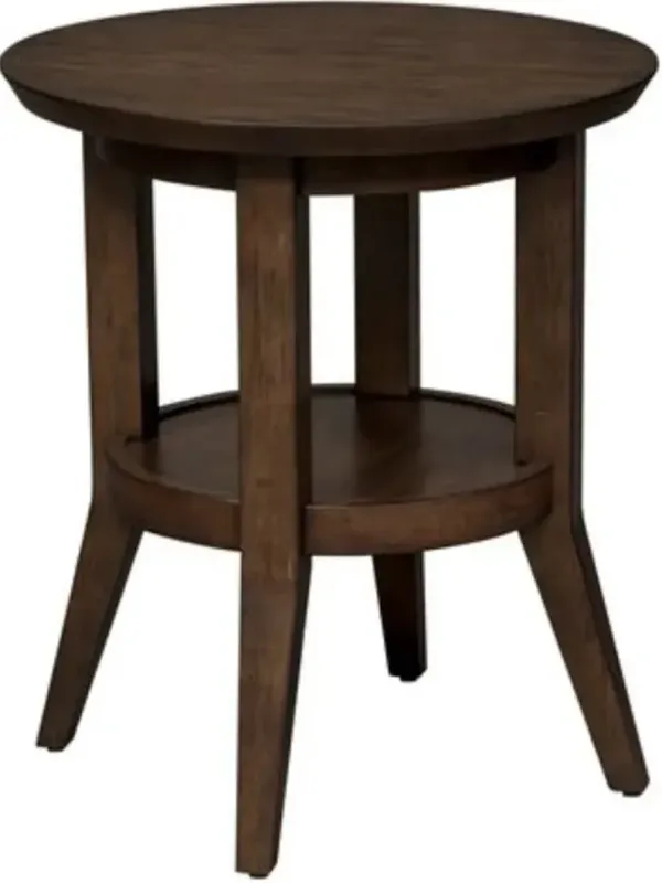 Liberty Furniture Ventura Boulevards Bronze Spice Round End Table