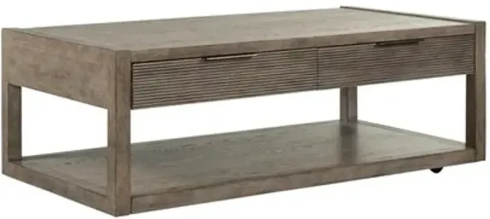 Liberty Furniture Bartlett Field Dusty Taupe Cocktail Table 