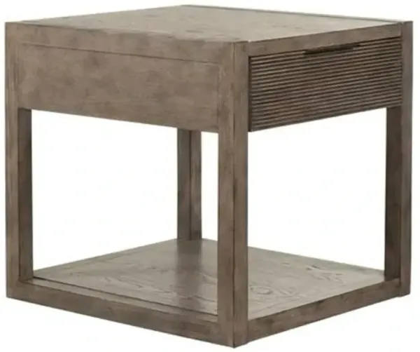 Liberty Furniture Bartlett Field Dusty Taupe End Table