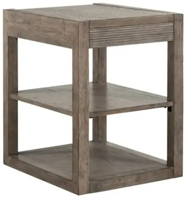 Liberty Furniture Bartlett Field Dusty Taupe Chairside Table 