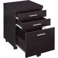 Coaster® Skylar Cappuccino Mobile Pedestal File Cabinet
