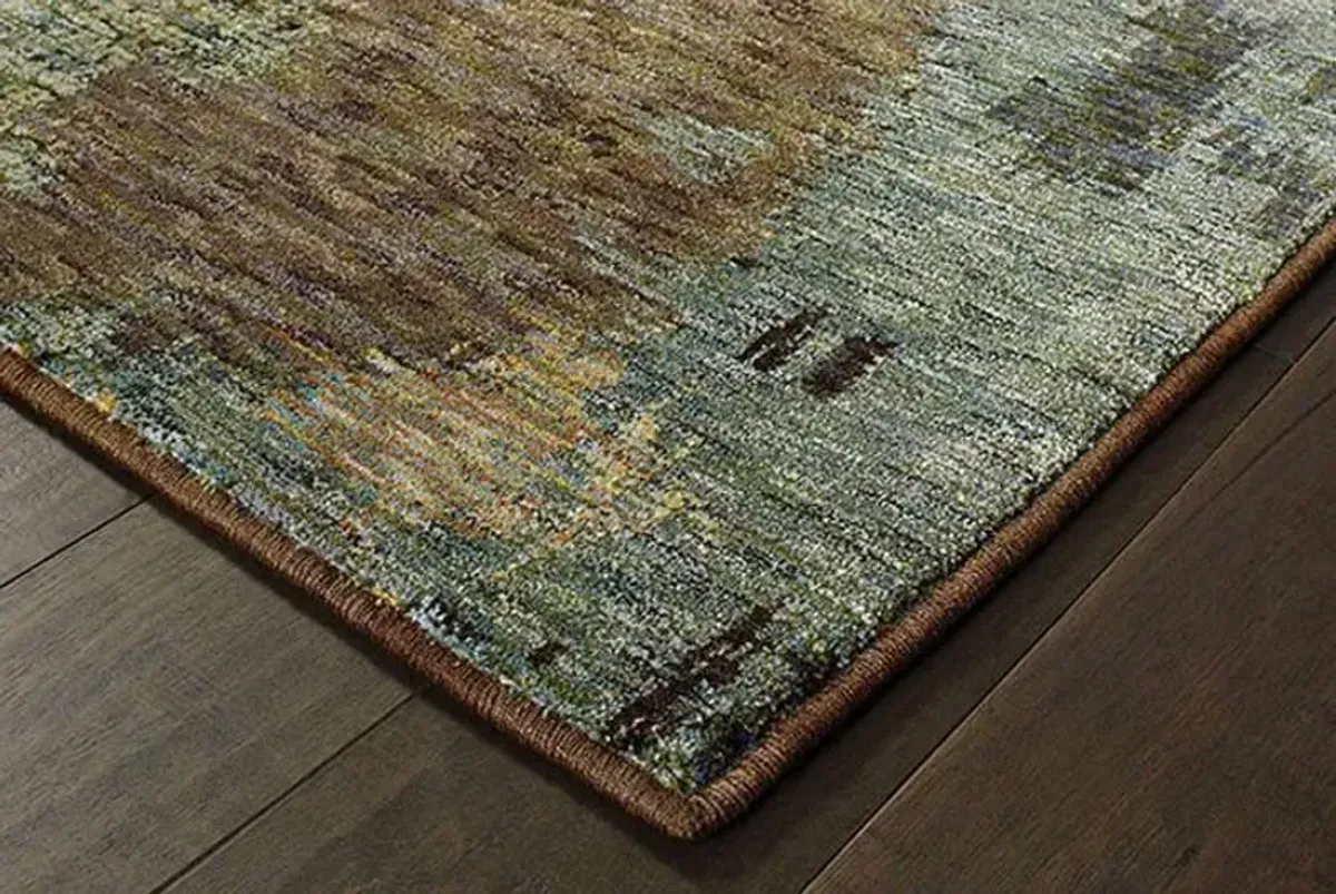 Oriental Weavers Evolution 8' Style 1 Round Area Rug