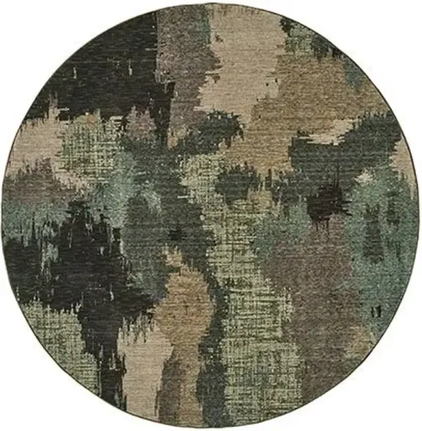 Oriental Weavers Evolution 8' Style 1 Round Area Rug