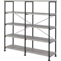 Coaster® Analiese Grey Driftwood Open Bookcase
