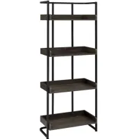 Coaster® Ember Dark Oak/Sandy Black 4-Shelf Bookcase