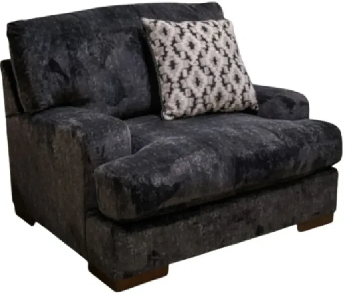 Benchcraft® Whitmore Black Pearl Chair and a Half